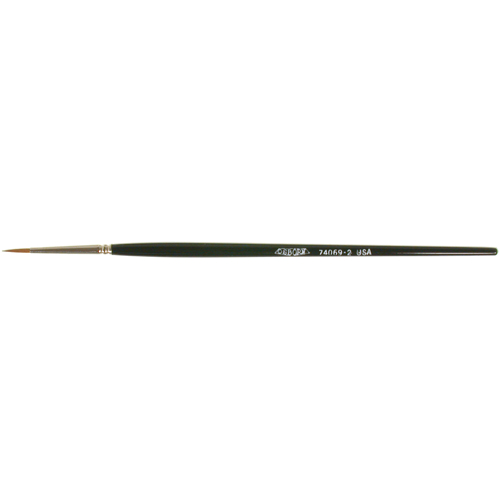 Pinceau d'artiste, Largeur de la brosse de 3/32", Martre rouge, Manche &agrave; Bois NRZ Safety Inc.