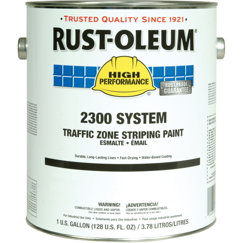 2300 System Traffic Zone Striping Paint, Yellow, Gallon NRZ Safety Inc.
