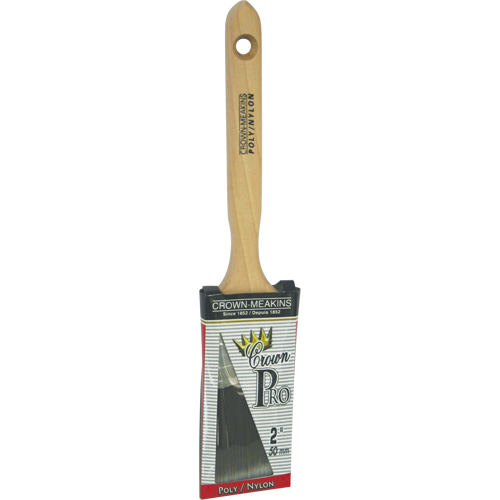 Angular Pro Paint Brush, Poly/Nylon, Wood Handle, 2" Width NRZ Safety Inc.