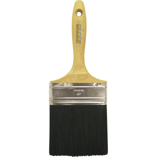 Pinceau &agrave; soies droites, Soies, Manche Bois, Largeur de 4" NRZ Safety Inc.