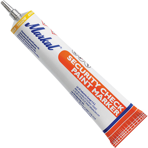 Marqueur de peinture de contr&ocirc;le de s&eacute;curit&eacute;, 1,7 oz, Tube, Jaune NRZ Safety Inc.