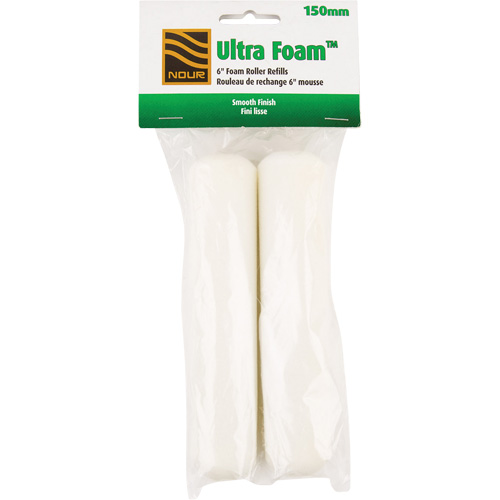 Ultra Foam High Density Paint Rollers, 9.525 mm (3/8") Nap, 152.4 mm (6") L NRZ Safety Inc.