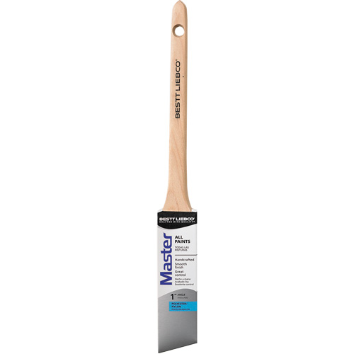 Master Thin Angle Sash Brush, Poly/Nylon, Wood Handle, 1" Width NRZ Safety Inc.