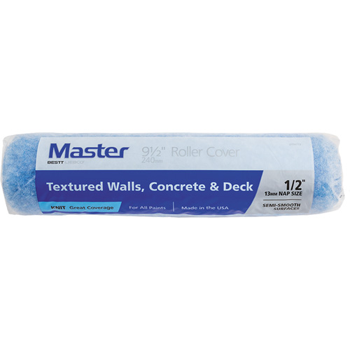 Master Knit Roller Cover, 13 mm (1/2") Nap, 240 mm (9-1/2") L NRZ Safety Inc.