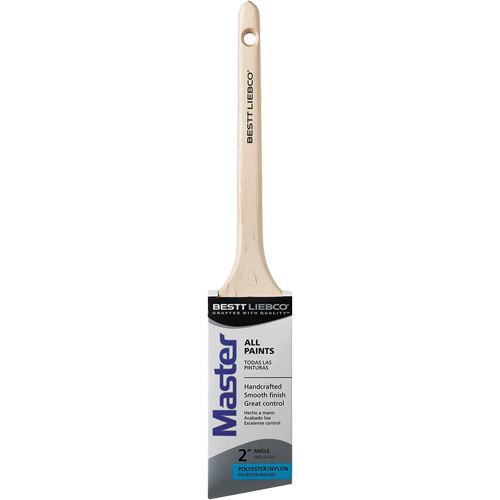 Master Thin Angle Sash Brush, Poly/Nylon, Wood Handle, 2" Width NRZ Safety Inc.