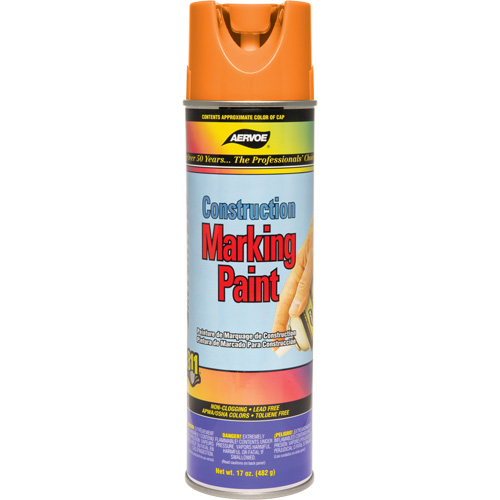 Construction Marking Paint, 17 oz., Aerosol Can NRZ Safety Inc.