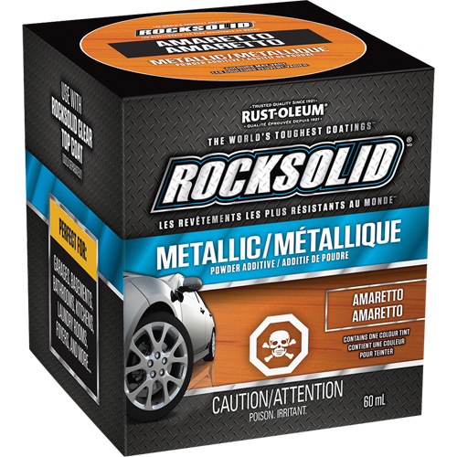 RockSolid&reg; Metallic Powder Additive, 60 mL, Bottle, Amaretto NRZ Safety Inc.