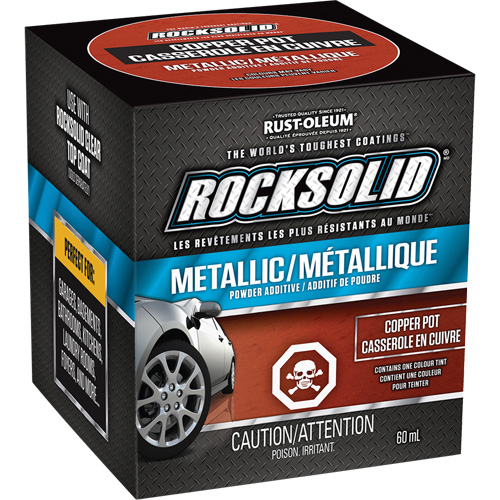 RockSolid&reg; Metallic Powder Additive, 60 mL, Bottle, Copper Pot NRZ Safety Inc.