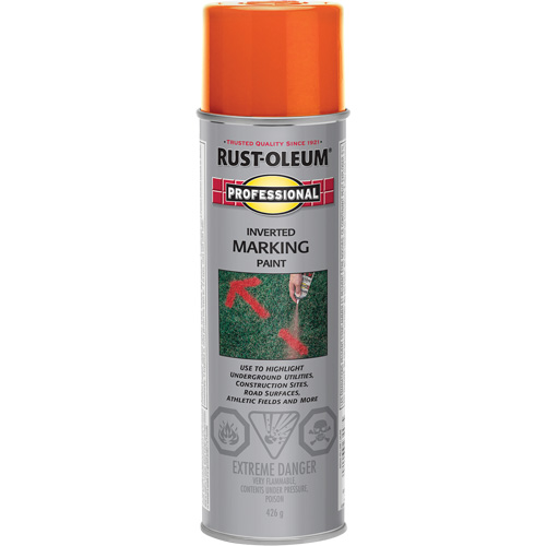 Peinture de marquage renvers&eacute; en a&eacute;rosol, Canette a&eacute;rosol NRZ Safety Inc.