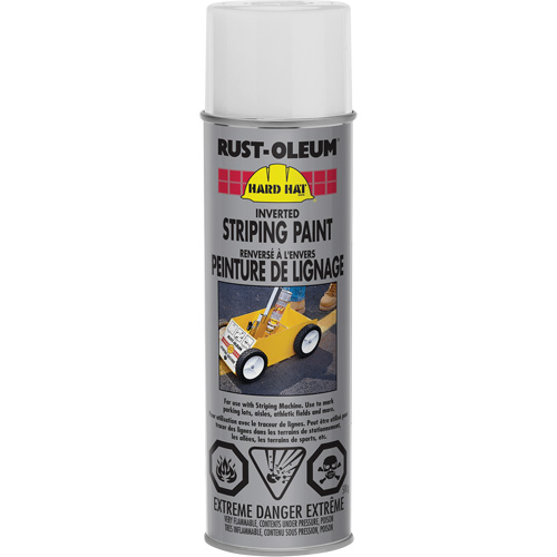 Inverted Marking Paint Spray, White, Aerosol Can NRZ Safety Inc.