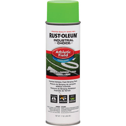 Industrial Choice&reg; AF1600 Athletic Field Striping Paint, Green, Aerosol Can NRZ Safety Inc.