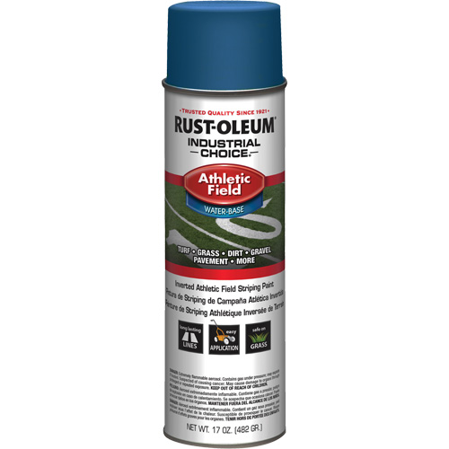 Peinture de lignage pour terrains de sport AF1600, Bleu, Canette a&eacute;rosol NRZ Safety Inc.