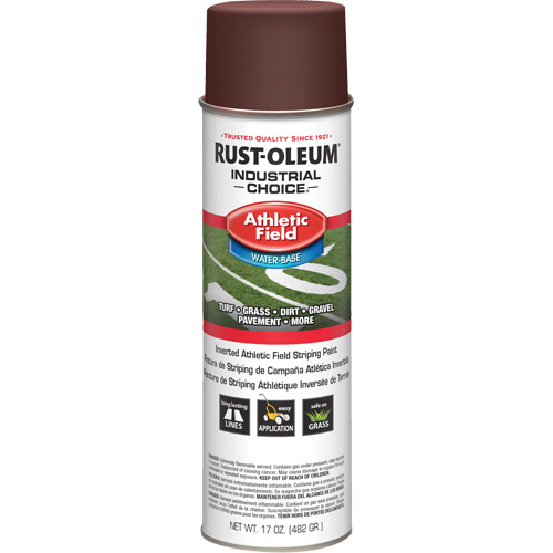 Peinture de lignage pour terrains de sport AF1600, Rouge, Canette a&eacute;rosol NRZ Safety Inc.