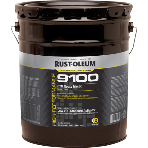9100 System DTM Epoxy Mastic Standard 250 VOC Activator, 5 gal., Pail NRZ Safety Inc.