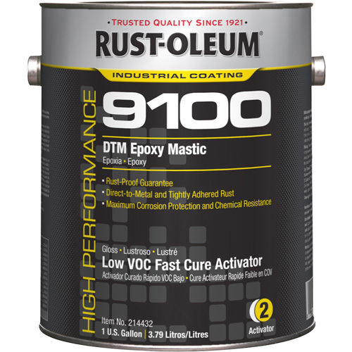 Activateur (250 COV) pour le s&eacute;chage rapide du mastic &eacute;poxydique DTM du syst&egrave;me 9100, Gallon NRZ Safety Inc.