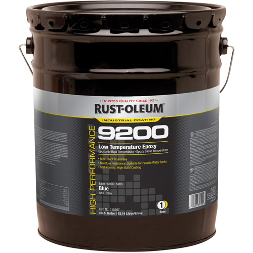 9200 System Low Temperature Epoxy Base, Blue, 4 gal., Pail NRZ Safety Inc.