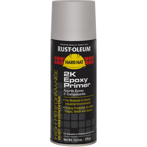 Appr&ecirc;t &eacute;poxydique 2K &agrave; haute performance en a&eacute;rosol du syst&egrave;me V2300, Gris, 13 oz, Canette a&eacute;rosol NRZ Safety Inc.