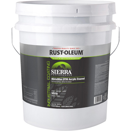 &eacute;mail acrylique DTM Sierra Performance MetalMax Plus, 5 gal., Seau, Blanc NRZ Safety Inc.