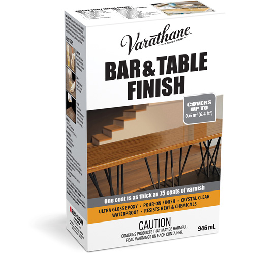 Varathane&reg; Bar & Table Finish, 946 ml, Clear, High-Gloss NRZ Safety Inc.