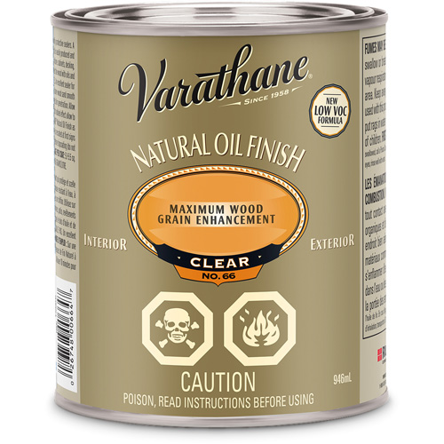Varathane&reg; Natural Oil Finish, 946 ml, Clear, Satin NRZ Safety Inc.