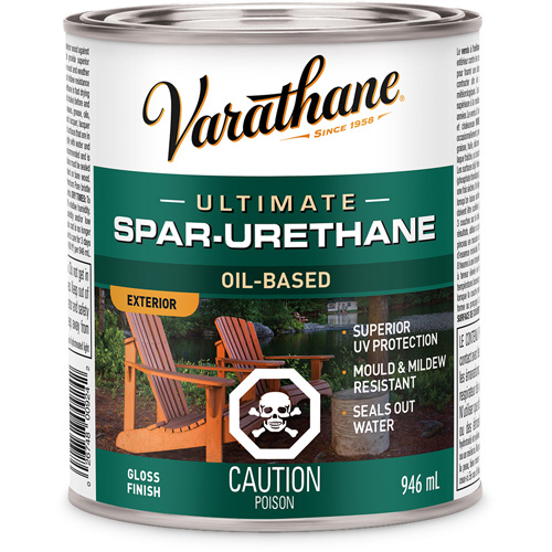 Rev&ecirc;tement &agrave; fini diamant pour bois Varathane, 946 ml, Transparent, Brillant NRZ Safety Inc.