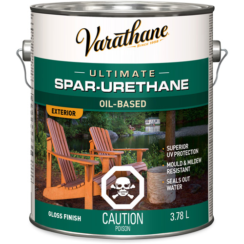 Fini diamant pour bois Varathane ext&eacute;rieur, 3,78 L, Transparent, Brillant NRZ Safety Inc.
