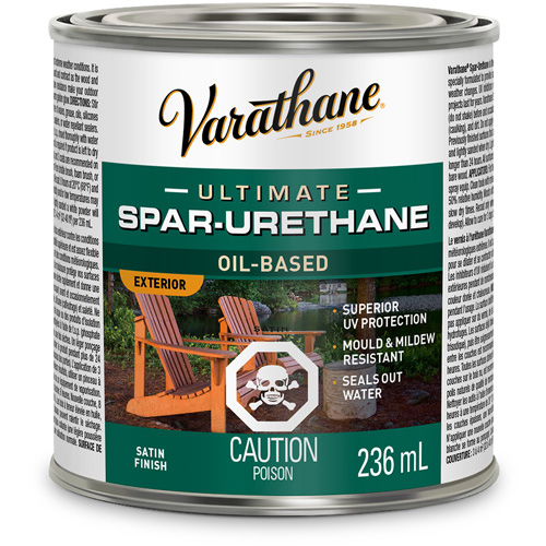 Fini diamant pour bois Varathane ext&eacute;rieur, 236 ml, Transparent, Satin NRZ Safety Inc.