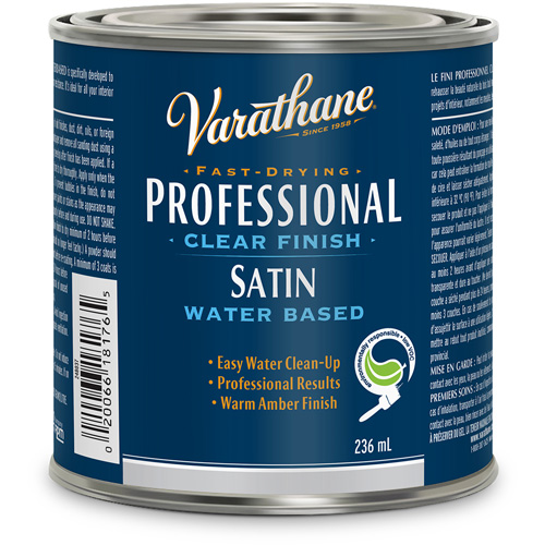 Varathane&reg; Professional Finish, 236 ml, Clear, Satin NRZ Safety Inc.