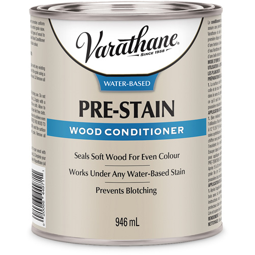 Conditionneur de bois &agrave; base d'eau de premi&egrave;re qualit&eacute; Varathane, 946 ml, Transparent, Transparent NRZ Safety Inc.