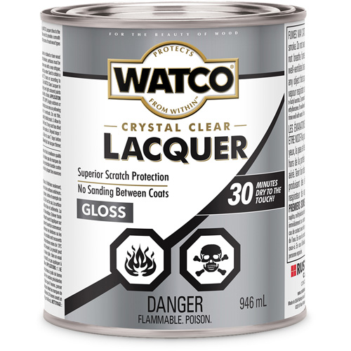 Laque pour bois Watco, 946 ml, Transparent, Brillant NRZ Safety Inc.