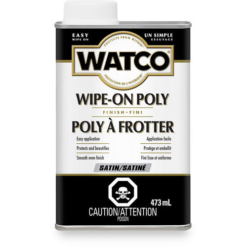 Teinture &agrave; essuyage en poly Watco, 473 ml, Transparent, Satin NRZ Safety Inc.