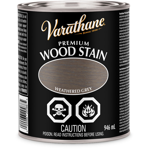 Varathane&reg; Premium Wood Stain, 946 ml, Weathered Grey NRZ Safety Inc.