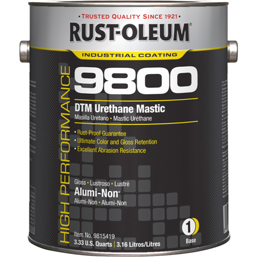 9800 System DTM Urethane Mastic, 1 gal., Alumi-Non, Gloss NRZ Safety Inc.
