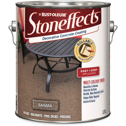 Rev&ecirc;tement de b&eacute;ton d&eacute;coratif Stoneffects, 3,78 L, Textur&eacute;, Beige NRZ Safety Inc.