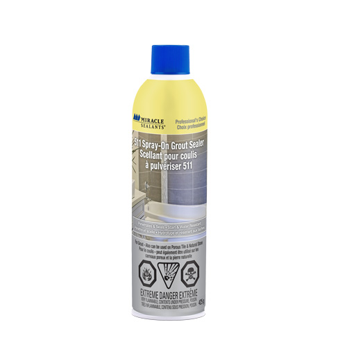 Miracle Sealants&reg; 511 Spray-On Grout Sealer, Aerosol Can NRZ Safety Inc.
