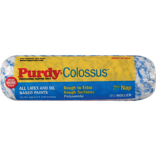 Colossus Roller Cover, 25 mm (1") Nap, 240 mm (9-1/2") L NRZ Safety Inc.
