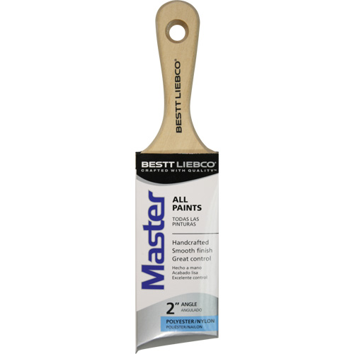 Master Angle Sash Brush, Poly/Nylon, Wood Handle, 2" Width NRZ Safety Inc.
