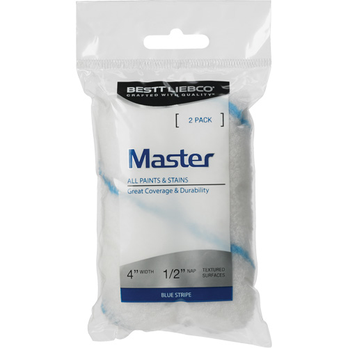 Master Blue Stripe Mini Roller Cover, 13 mm (1/2") Nap, 101.6 mm (4") L NRZ Safety Inc.