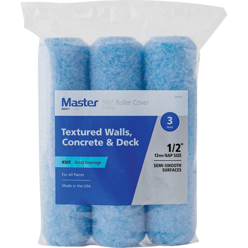 Couvre-rouleau en tricot Master, Nap 13 mm (1/2"), 240 mm (9-1/2") l NRZ Safety Inc.