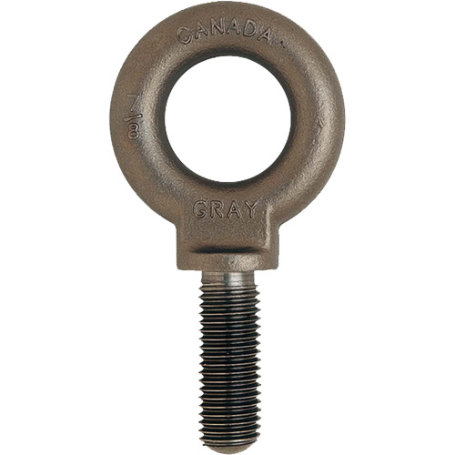 Eye Bolts, Uncoated Natural Finish, 4000lbs. (2 tons) Capacity NRZ Safety Inc.