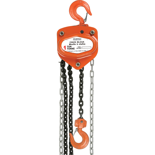 Chain Hoist, 20' Lift, 6000 lbs. Capacity, Alloy Steel Chain NRZ Safety Inc.