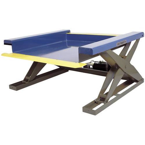 Hydraulic Floor-Height Scissor Lift Tables, Steel, 2000 lbs. Capacity NRZ Safety Inc.