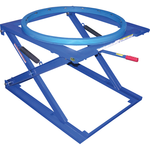 Adjustable Pallet Stand, 42-1/4" L x 40" W, 4000 lbs. Cap. NRZ Safety Inc.