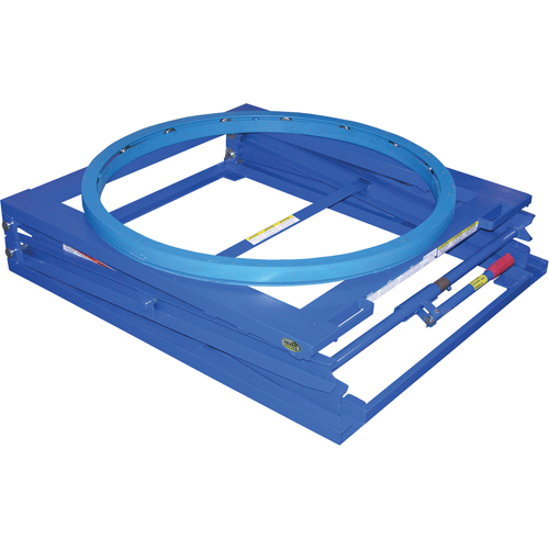 Adjustable Pallet Stand, 42-1/4" L x 40" W, 4000 lbs. Cap. NRZ Safety Inc.