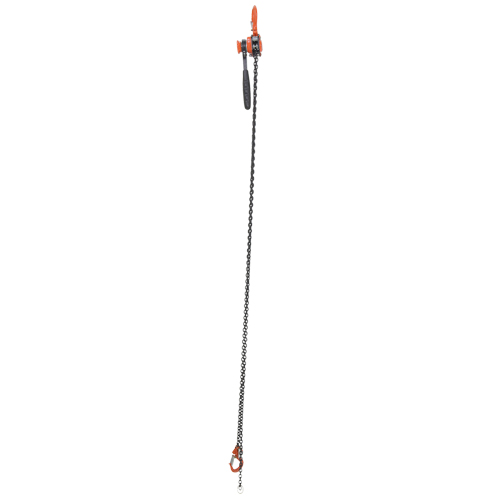 Mini Lever Hoist, 10' Lift, 1000 lbs. (0.5 tons) Capacity, Steel Chain NRZ Safety Inc.