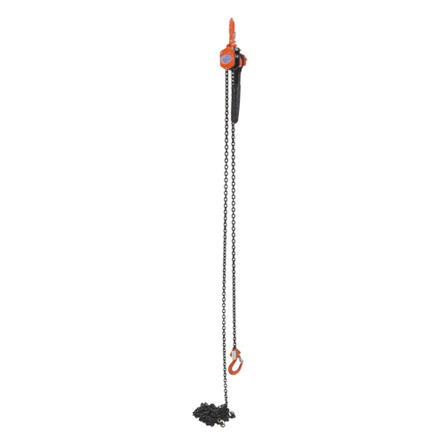 Mini palan &agrave; levier, Lev&eacute;e 15', Cabacit&eacute; 1000 lb (0,5 tonne), Chaîne en Acier NRZ Safety Inc.