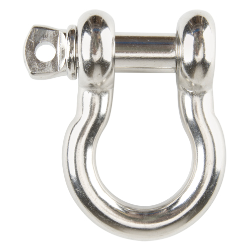 Screw Pin Anchor Shackle, 3/16", Screw Pin, Stainless Steel NRZ Safety Inc.