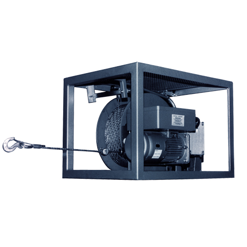 Palan &eacute;lectrique &agrave; c&acirc;ble d'acier avec enrouleur Gripwinch NRZ Safety Inc.