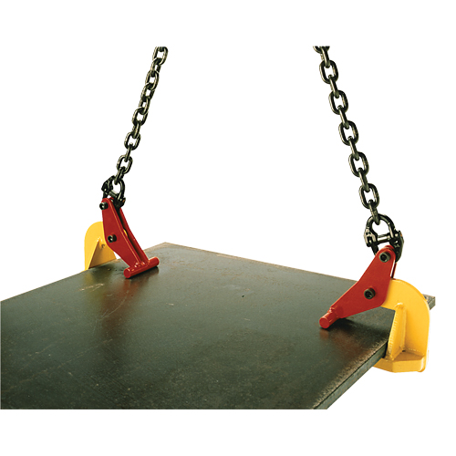 Topal Horizontal Lifting Plate Clamp TLH1 0-60, 2200 lbs. (1.1 tons) Limit, 0" - 2-3/8" Jaw NRZ Safety Inc.