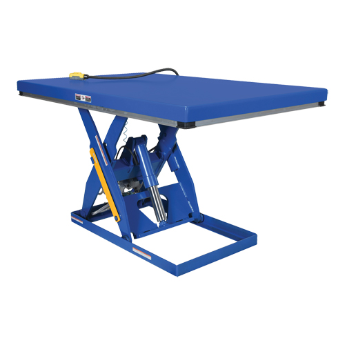 Hydraulic Scissor Lift Table, Steel, 48" L x 40" W, 3000 lbs. Cap. NRZ Safety Inc.